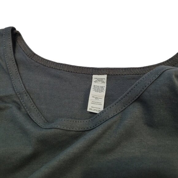 "Let's Root for Each Other & Watch Each Other Grow" Plants Grey Tank Top - Picture 3 of 5